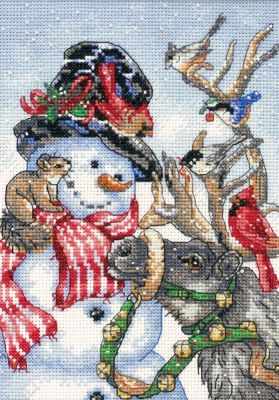 8824-DMS Snowman and Reindeer