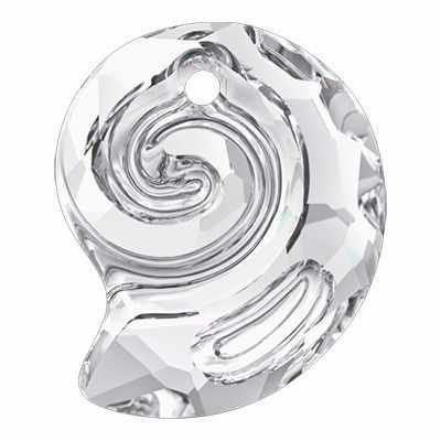  6731 Подвеска Crystal Сваровски 14х11,5 мм, белый (Crystal)