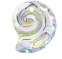   Мир вышивки 6731 Подвеска Crystal Сваровски 14х11,5 мм, перламутр (Crystal AB)