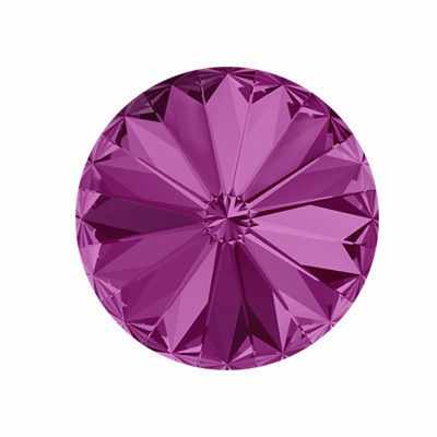 1122 Стразы Сваровски 12 мм, фуксия (fuchsia 502)