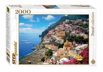 84022 Мозаика puzzle 2000 Италия. Побережье Амалфи