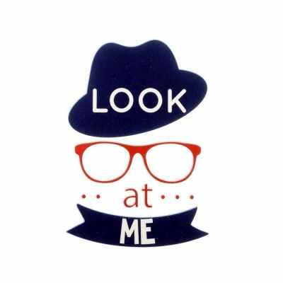   Мир вышивки 1857227 Термонаклейка для декорирования текстильных изделий Look at me