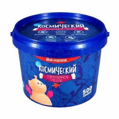 TSS04 Игрушки в Наборе Космический песок, тянущийся, желтый 500г