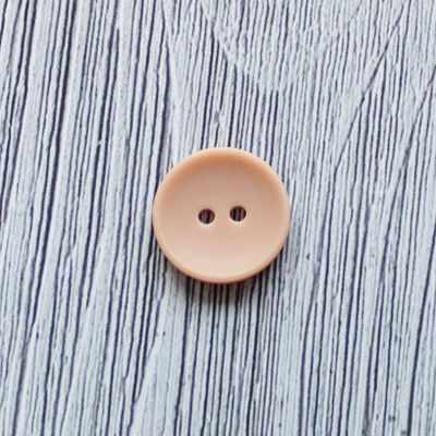  CRZ 0008 24 Пуговицы костюмные с проколами-1 №D098 бежевый, 6 шт