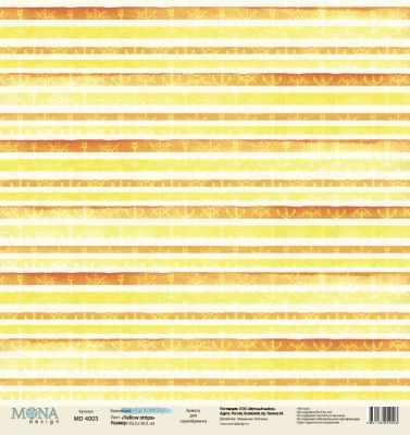 4003 Лист Yellow strips