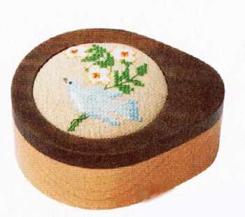 1040317 Шкатулка Голубая птичка - набор (Xiu Crafts)