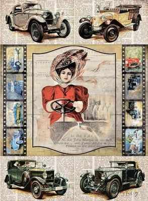  CP00504 Автоледи рисовая бумага для декупажа Craft Premier