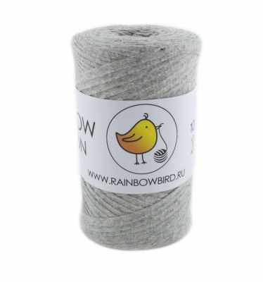 Пряжа RAINBOW BIRD RAINBOW RIBBON Цвет.Ash