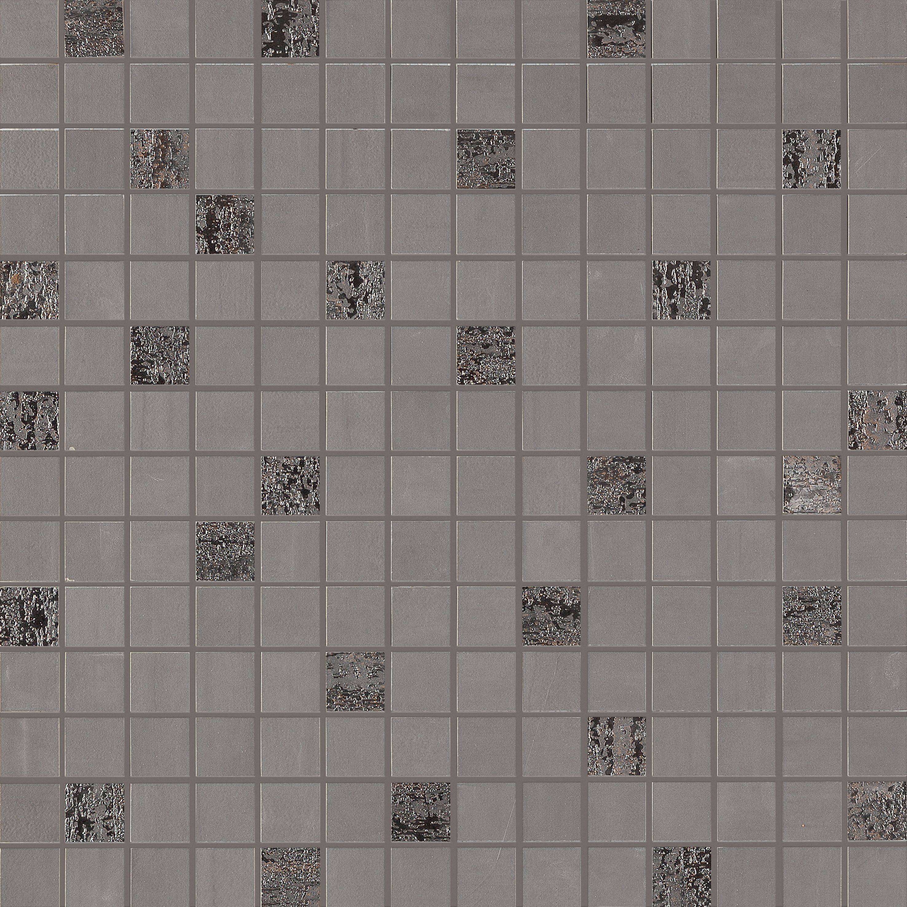 Marazzi Italy  Мосплитка Мозаика Materika Mosaico Antracite 40х40