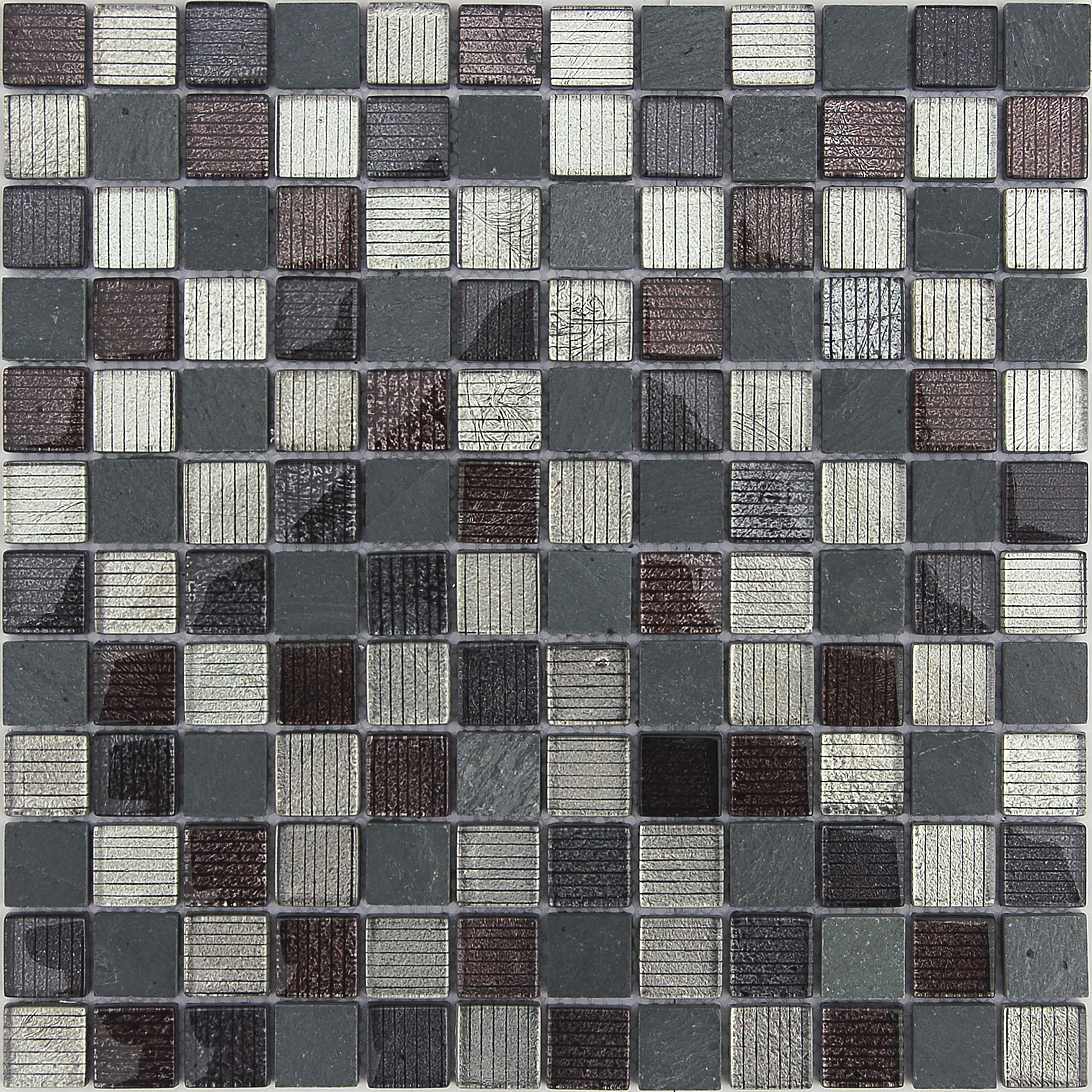 Caramelle Мозаика Alcantara Nero 23x23x8