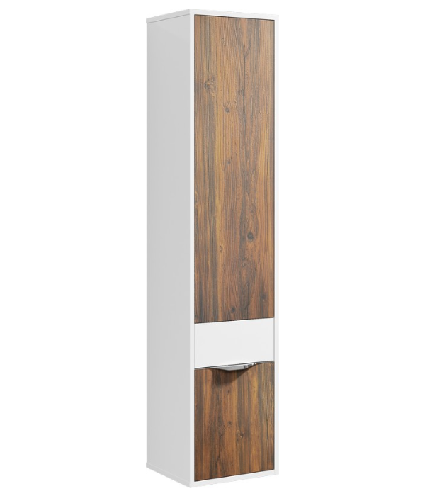 Шкаф-пенал подвесной Aqwella Malaga Mal.05.03 L/R, цвет - крафт темный