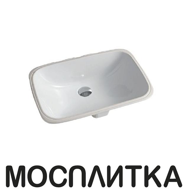 Раковина ArtCeram Nettuno NTL001 01; 00 встраиваемая  57х39х20 см