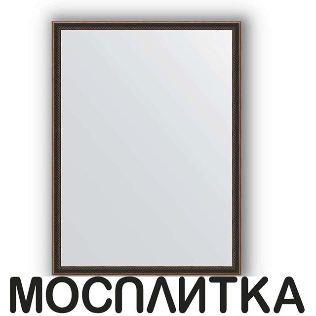 Зеркало в багетной раме Evoform Definite BY 0641 58 x 78 см, витой махагон