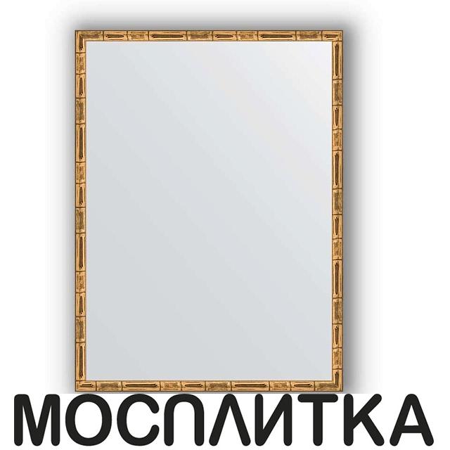   Мосплитка Сантехника Зеркало в багетной раме Evoform Definite BY 0643 57 x 77 см, золотой бамбук