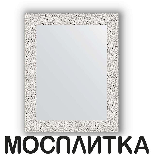 Мебель подвесная 40 см - 50 см Зеркало в багетной раме Evoform Definite BY 3002 38 x 48 см, чеканка белая