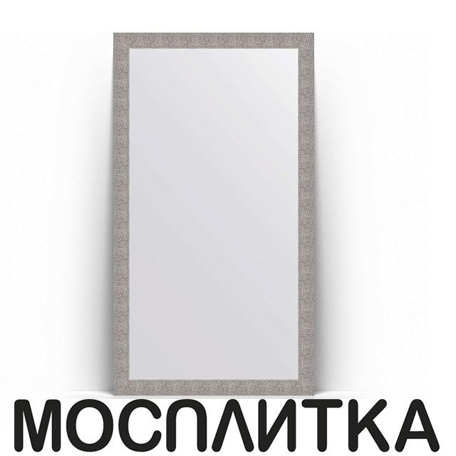   Мосплитка Сантехника Зеркало в багетной раме Evoform Definite Floor BY 6021 111 x 201 см, чеканка серебряная