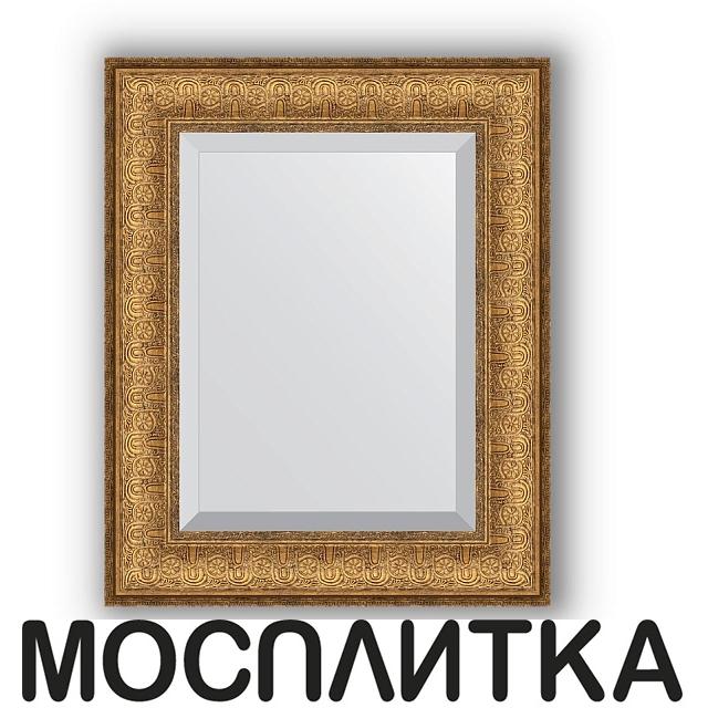 Мебель подвесная 40 см - 50 см  Мосплитка Сантехника Зеркало в багетной раме Evoform Exclusive BY 1365 44 x 54 см, медный эльдорадо