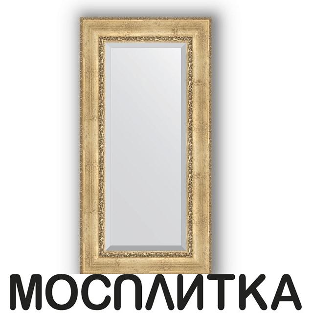 Зеркало в багетной раме Evoform Exclusive BY 3506 62 x 122 см, состаренное серебро с орнаментом