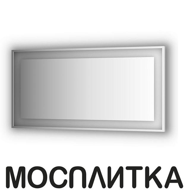 Зеркало в багетной раме и LED-светильником Evoform Ledside BY 2210 150х75 см