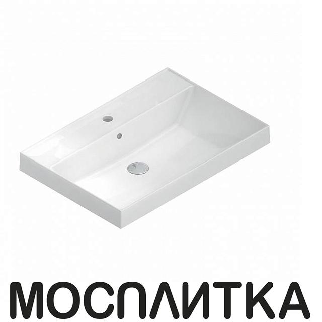 Раковины 70 см  Мосплитка Сантехника Раковина 70 см Kerama Marazzi Cubo CU.wb.70 белый