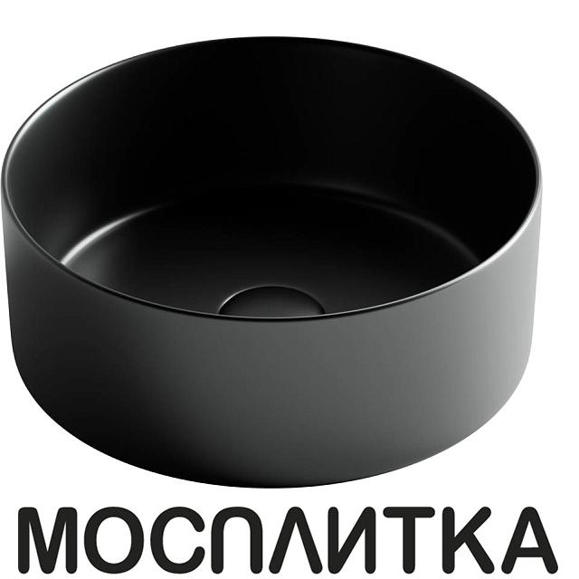 Черные раковины  Мосплитка Сантехника Рукомойник Ceramica Nova Element 35,8 см CN6032MB, черный матовый