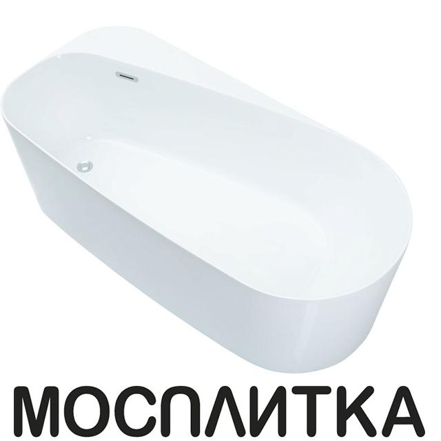 Акриловые ванны  Мосплитка Сантехника Акриловая ванна Allen Brau Priority 170x80 2.31001.20 белый глянец