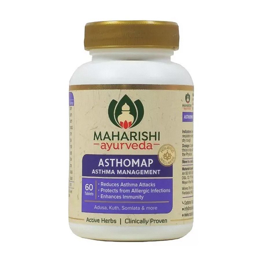 Астхомап (60 таб, 500 мг), Asthomap, произв. Maharishi Ayurveda