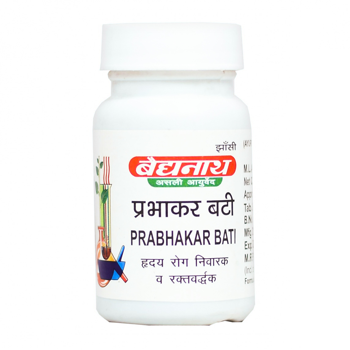 Прабхакар Вати (80 таб, 300 мг), Prabhakar Bati, произв. Baidyanath