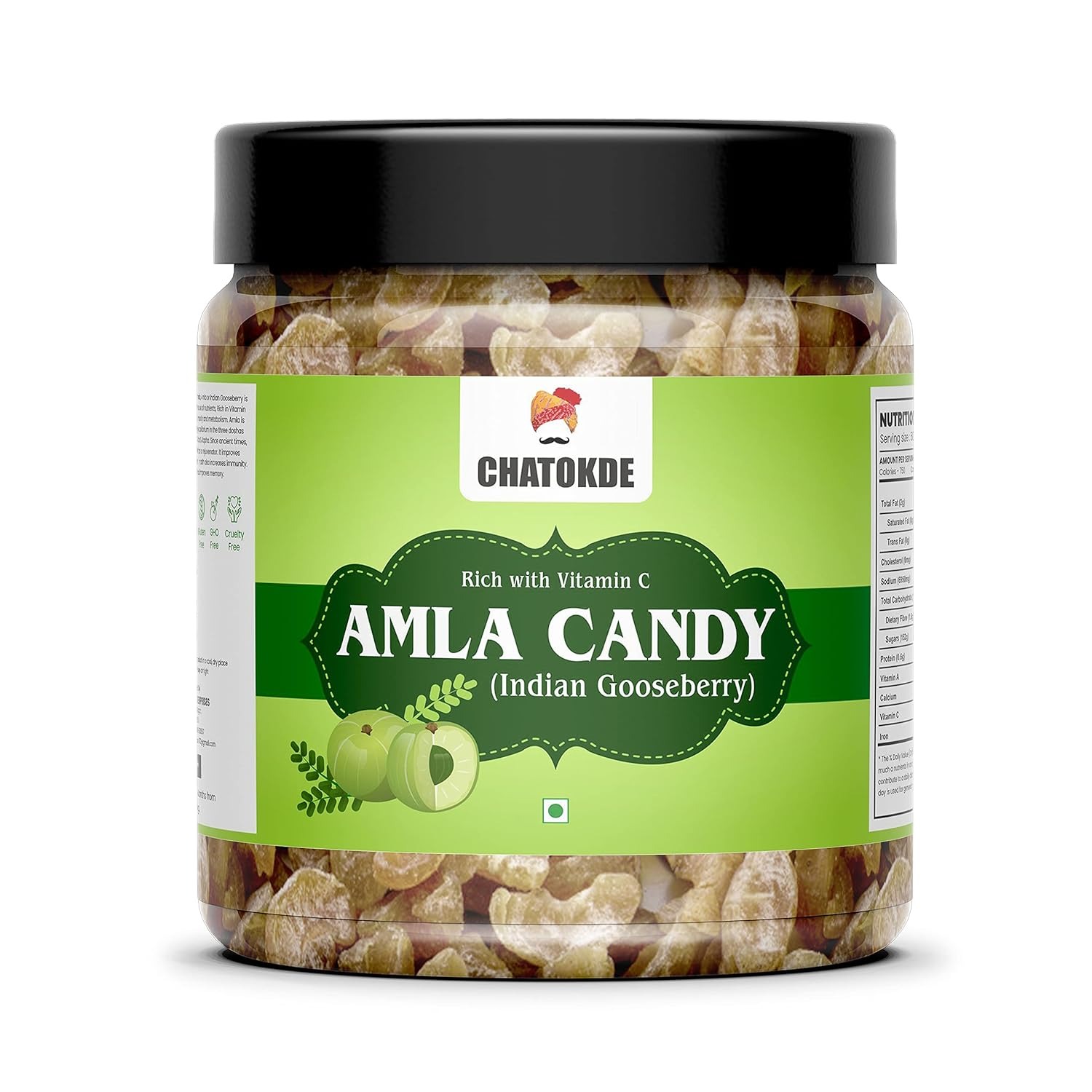 Амла сушеная (250 г), Amla Candy, произв. Chatokde