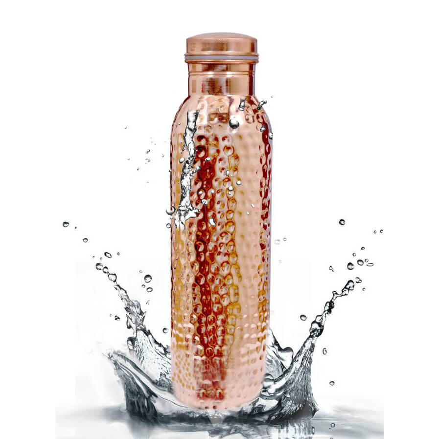 Медная бутылка (1000 мл), Copper Dent Bottle, произв. MYINDIA