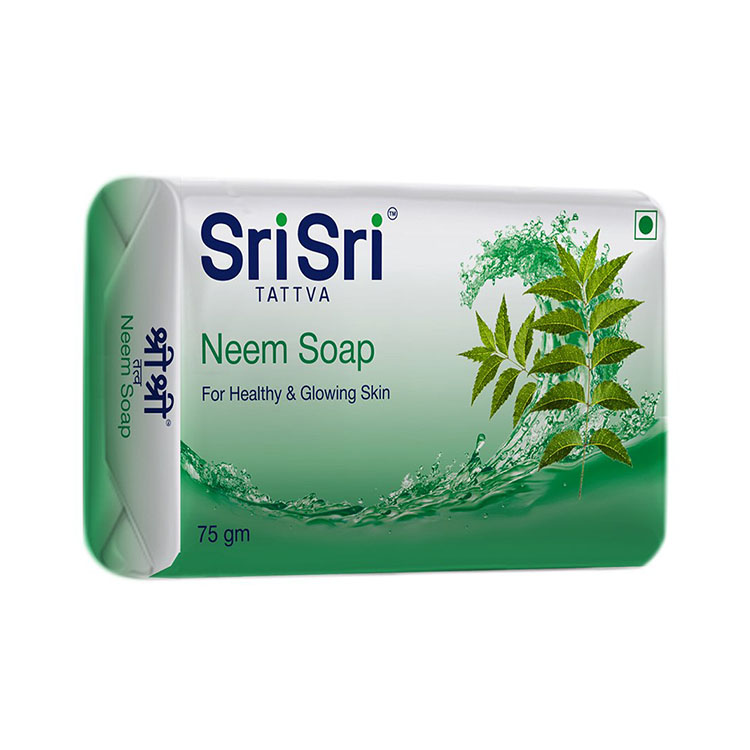 Мыло с Нимом (75 г), Neem Soap, произв. Sri Sri Tattva