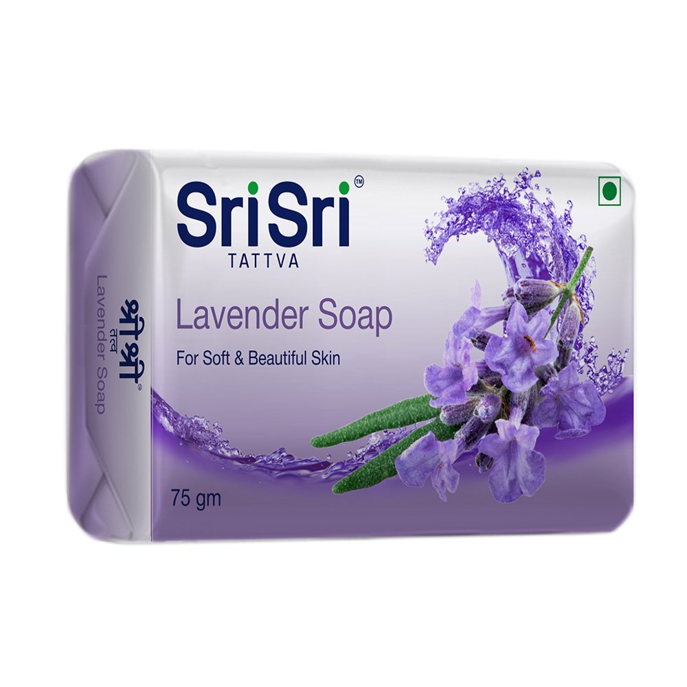 Мыло с Лавандой (75 г), Lavender Soap, произв. Sri Sri Tattva