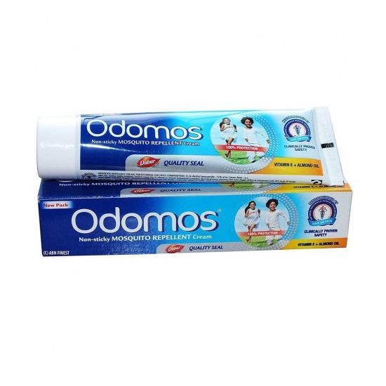 Антимоскитный крем Одомос (50 г), Odomos Mosquito Repellent Cream, произв. Dabur