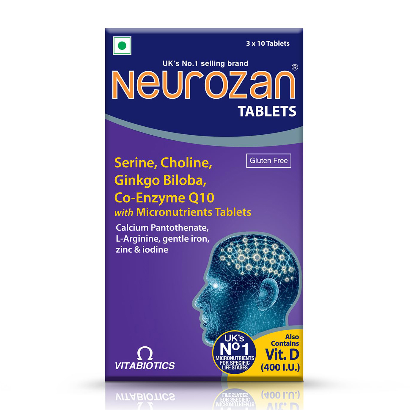 Неурозан (30 таб), Neurozan, произв. Vitabiotics