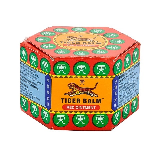 Тигровый бальзам Красный (8 мл), Red Tiger Balm, произв. Hawpar