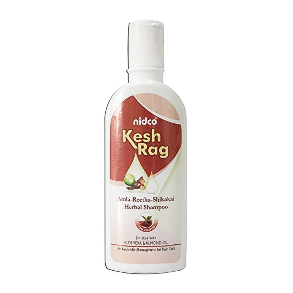 Кеш Раг: травяной шампунь для волос (200 мл), Kesh Rag Herbal Shampoo, произв. Nidco