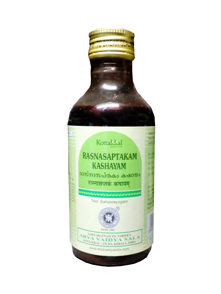 Раснасаптакам Кашаям (200 мл), Rasnasaptakam Kashayam, произв. Kottakkal Ayurveda