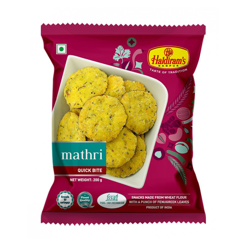 Матхри (200 г), Mathri, произв. Haldiram's