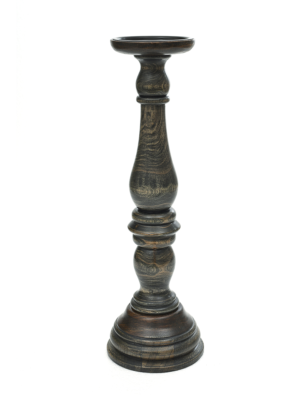 Деревянный подсвечник-канделябр, Wooden Candle Stand, произв. John Molly Decor&Gifts