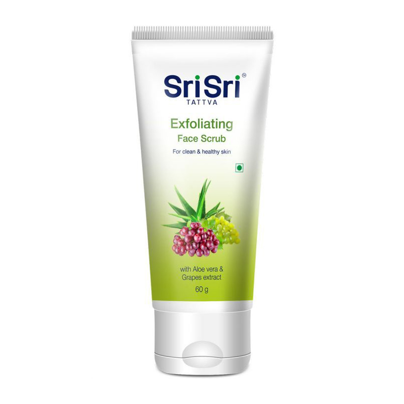 Отшелушивающий скраб для лица (60 г), Exfoliating Face Scrub, произв. Sri Sri Tattva