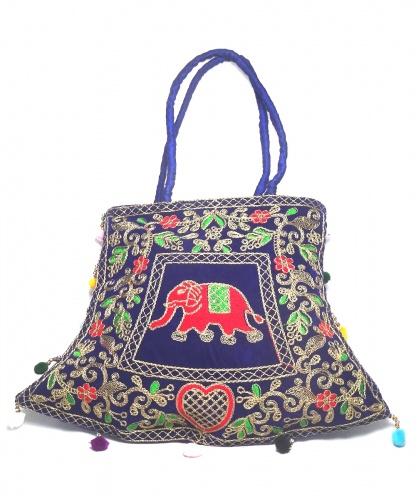 Сумка Слоник: темно-синяя, ручная работа, Bag Elephant, Dark Blue, Handmade