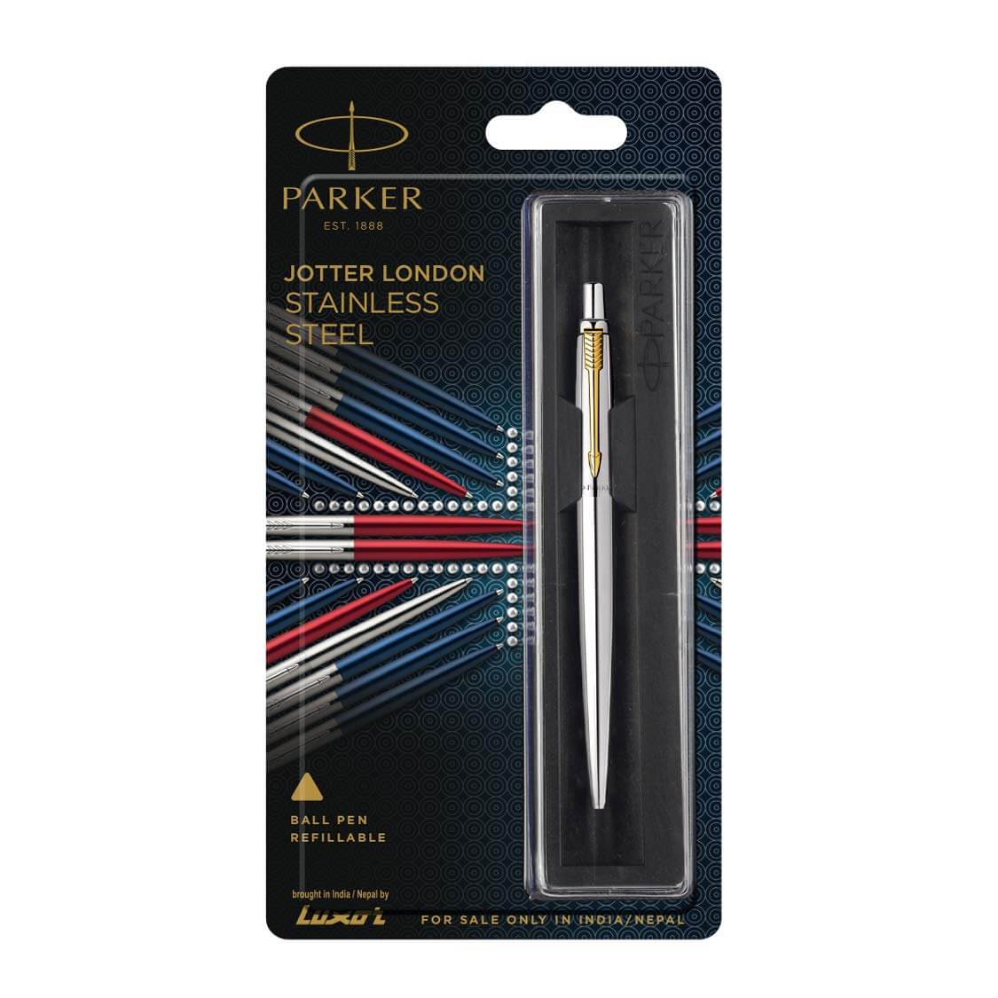 Ручка шариковая синяя, Jotter London Pen, произв. Parker