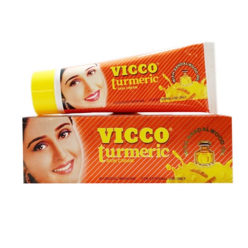   MyIndia Крем для лица с Куркумой (70 г), Turmeric Skin Cream, произв. Vicco