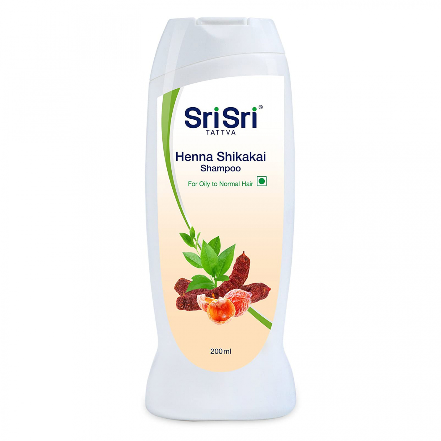 Шампунь для волос Шикакай и Хна (200 мл), Henna Shikakai Shampoo, произв. Sri Sri Tattva