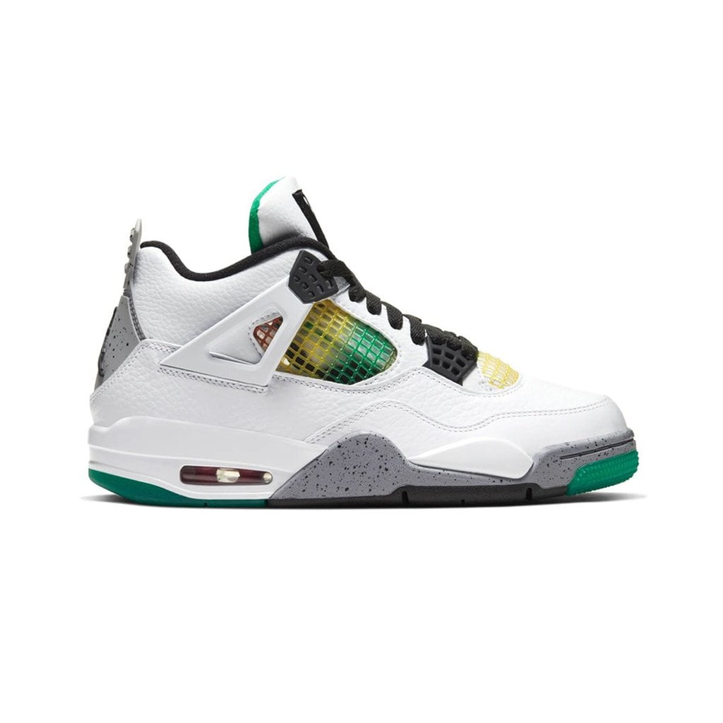 Air Jordan 4 Retro Lucid Green Rasta