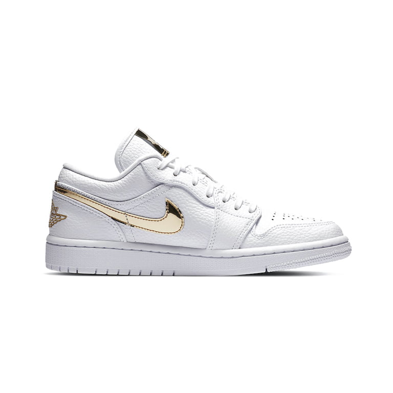 Air Jordan 1 Low White Metallic Gold