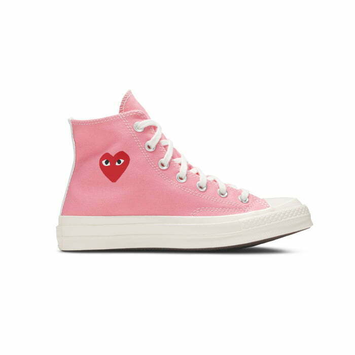 Converse Chuck Taylor All-Star 70s Hi Comme des Garcons Play Bright Pink