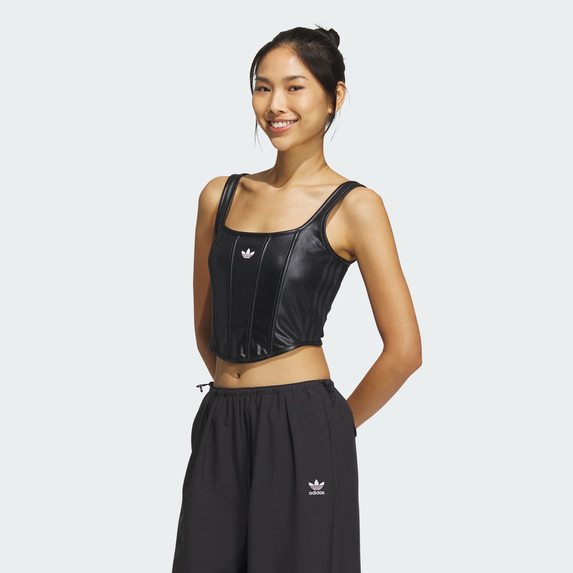 Женский топ adidas CORSET TANK TOP