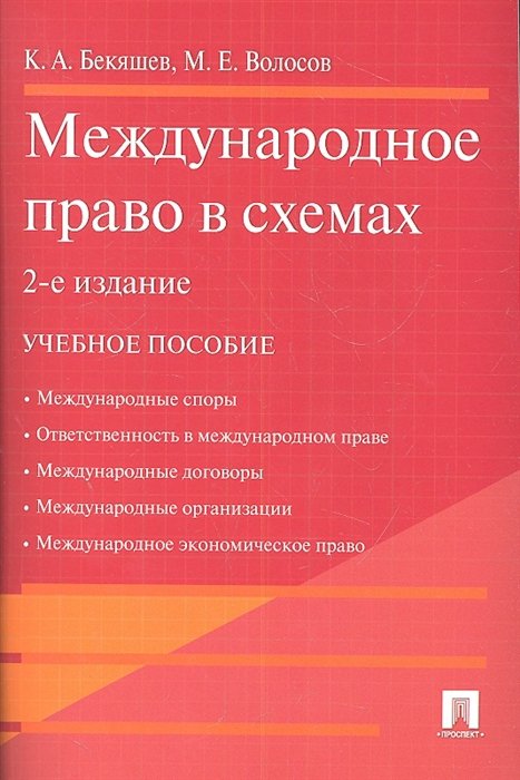 Международное право в схемах. Учебное пособие