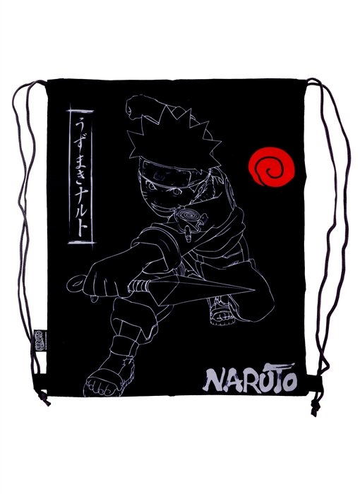Рюкзаки и ранцы Мешок для сменной обуви "Naruto" 38*48, полиэстер